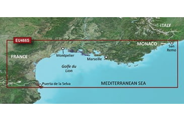 Image of Garmin BlueChart g2 Vision - Golfe Du Lion to San Remo JUL 08 (EU466S) SD Card 010-C0810-00