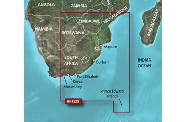Image of Garmin BlueChart g2 Vision - Knysna SA to Beira MZ JUL 08 (AF452S) SD Card 010-C0752-00