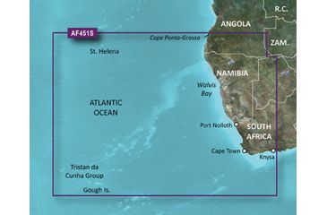 Image of Garmin BlueChart g2 Vision - Namibia to Knysna SA. JUL 08 (AF451S) SD Card 010-C0751-00