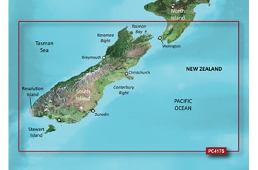 Image of Garmin BlueChart g2 Vision - New Zealand South JUL 08 (PC417S) SD Card 010-C0875-00