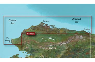Image of Garmin BlueChart g2 Vision - North Slope Alaska JUL 08 (US035R) SD Card 010-C0736-00