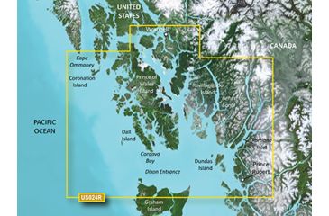 Image of Garmin BlueChart g2 Vision - Wrangell to Dixon Entrance JUL 08 (US024R) SD Card 010-C0725-00