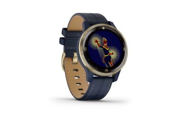 Image of Garmin Captain Marvel Watch, Blue/Black, Small, 010-02172-41