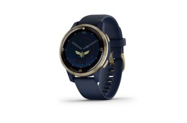 Image of Garmin Captain Marvel Watch, Blue/Black, Small, 010-02172-41