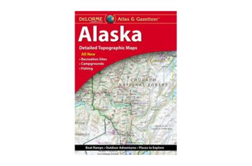 Image of Garmin Delorme Alaska Atlas &amp; Gazetteer Paper Map, 010-13226-AK