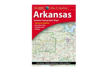 Image of Garmin Delorme Arkansas Atlas &amp; Gazetteer Paper Map 010-12805-00