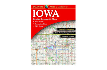 Image of Garmin Delorme Iowa Atlas &amp; Gazetteer Paper Map 010-12648-00