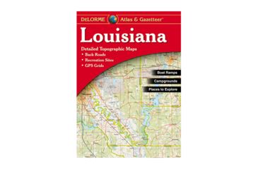Image of Garmin Delorme Louisiana Atlas &amp; Gazetteer Paper Map AA-001483-000