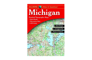 Image of Garmin Delorme Michigan Atlas &amp; Gazetteer Paper Map AA-008858-000
