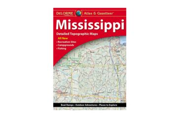 Image of Garmin Delorme Mississippi Atlas &amp; Gazetteer Paper Map 010-12787-00