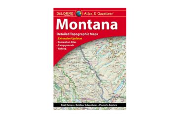 Image of Garmin Delorme Montana Atlas &amp; Gazetteer Paper Map 010-12655-00