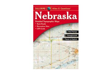 Image of Garmin Delorme Nebraska Atlas &amp; Gazetteer Paper Map AA-000019-000