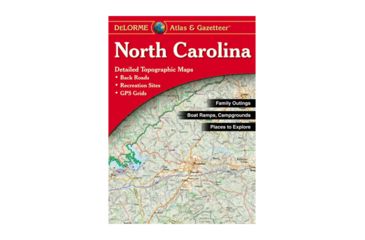 Image of Garmin Delorme North Carolina Atlas &amp; Gazetteer Paper Map AA-008860-000