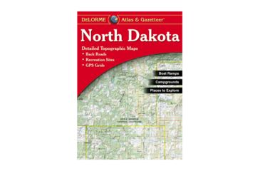 Image of Garmin Delorme North Dakota Atlas &amp; Gazetteer Paper Map AA-008862-000