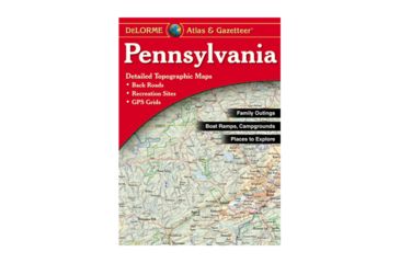 Image of Garmin Delorme Pennsylvania Atlas &amp; Gazetteer Paper Map AA-008859-000