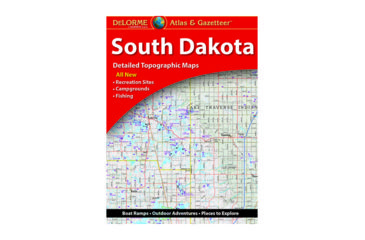 Image of Garmin Delorme South Dakota Atlas &amp; Gazetteer Paper Map 010-12695-00