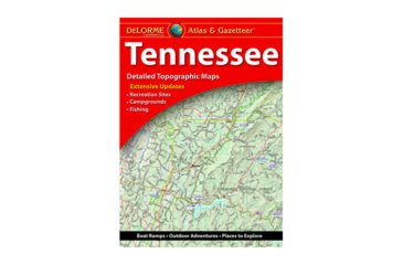 Image of Garmin Delorme Tennessee Atlas &amp; Gazetteer Paper Map 010-12665-00