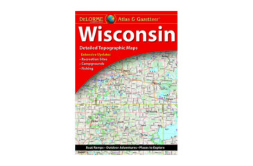Image of Garmin Delorme Wisconsin Atlas &amp; Gazetteer Paper Map 010-12664-00