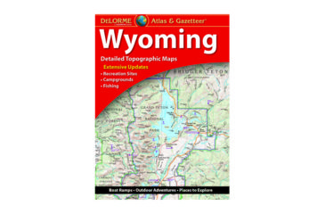 Image of Garmin Delorme Wyoming Atlas &amp; Gazetteer Paper Map 010-12694-00