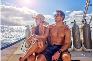 Image of Garmin Descent G1 Solar Dive Computer, Hurricane Blue, 010-02604-03