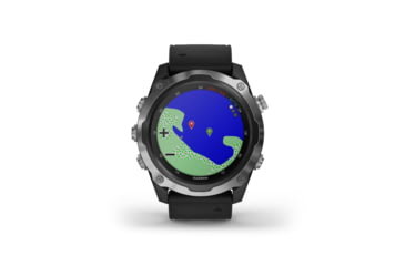 Image of Garmin Descent Mk2, Stainless Steel with Black Band, Stainless/Black, 010-02132-00