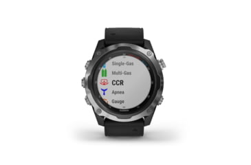 Image of Garmin Descent Mk2, Stainless Steel with Black Band, Stainless/Black, 010-02132-00