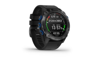 Image of Garmin Descent Mk2i Diving Watch w/ Descent T1 Bundle, Titanium Carbon Gray DLC with Black Band, 010-02132-03