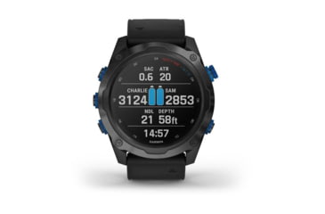 Image of Garmin Descent Mk2i Diving Watch w/ Descent T1 Bundle, Titanium Carbon Gray DLC with Black Band, 010-02132-03