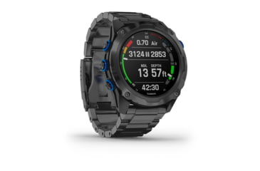Image of Garmin Descent Mk2i Diving Watch w/ Descent T1 Bundle, Titanium Carbon Gray DLC with DLC Titanium Band, 010-02132-02