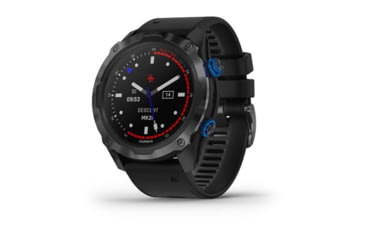 Image of Garmin Descent Mk2i, Titanium Carbon Gray DLC with Black Band, Carbon Gray/Black, 010-02132-01