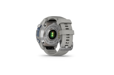 Image of Garmin Descent Mk3 43mm, Stainless Steel with Fog Gray Silicone Band, 010-02753-03