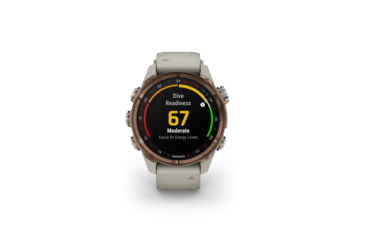 Image of Garmin Descent Mk3i 43 mm, Bronze PVD Titanium with French Gray Silicone Band, 010-02753-13