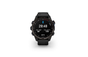 Image of Garmin Descent Mk3i 43 mm, Carbon Gray DLC Titanium with Black Silicone Band, 010-02753-10