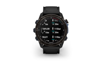 Image of Garmin Descent Mk3i 51 mm, Carbon Gray DLC Titanium with Black Silicone Band, 010-02752-10