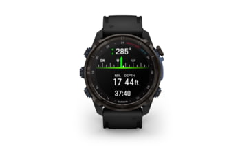 Image of Garmin Descent Mk3i 51 mm, Carbon Gray DLC Titanium with Black Silicone Band, 010-02752-10