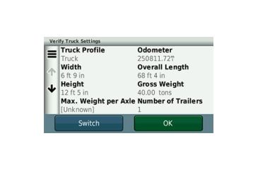 Image of Garmin dezl 560LMT GPS Screenshot