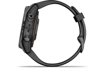 Image of Garmin Epix Pro Gen 2 - Sapphire Edition Watches, 42mm, Carbon Gray DLC Titanium w/ Black Band, 010-02802-14