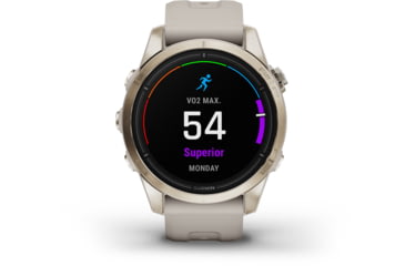 Image of Garmin Epix Pro Gen 2 - Sapphire Edition Watches, 42mm, Soft Gold w/ Light Sand Band, 010-02802-10