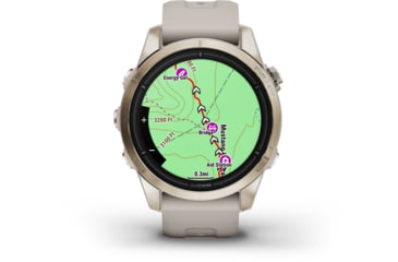 Image of Garmin Epix Pro Gen 2 - Sapphire Edition Watches, 42mm, Soft Gold w/ Light Sand Band, 010-02802-10