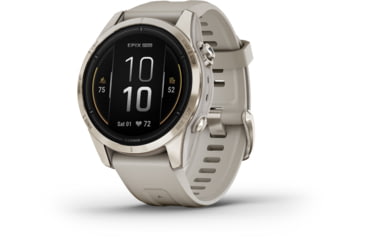 Image of Garmin Epix Pro Gen 2 - Sapphire Edition Watches, 42mm, Soft Gold w/ Light Sand Band, 010-02802-10