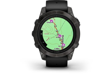 Image of Garmin Epix Pro Gen 2 - Sapphire Edition Watches, 47mm, Carbon Gray DLC Titanium w/ Black Band, 010-02803-10