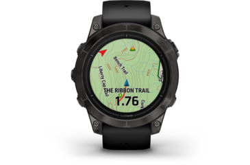 Image of Garmin Epix Pro Gen 2 - Sapphire Edition Watches, 47mm, Carbon Gray DLC Titanium w/ Black Band, 010-02803-10