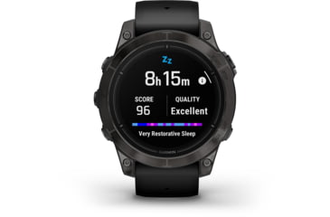 Image of Garmin Epix Pro Gen 2 - Sapphire Edition Watches, 47mm, Carbon Gray DLC Titanium w/ Black Band, 010-02803-10