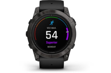 Image of Garmin Epix Pro Gen 2 - Sapphire Edition Watches, 51mm, Carbon Gray DLC Titanium w/ Black Band, 010-02804-00