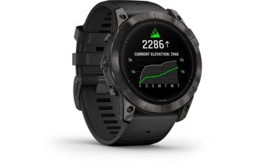 Image of Garmin Epix Pro Gen 2 - Sapphire Edition Watches, 51mm, Carbon Gray DLC Titanium w/ Black Band, 010-02804-00