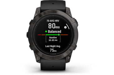 Image of Garmin Epix Pro Gen 2 - Sapphire Edition Watches, 51mm, Carbon Gray DLC Titanium w/ Black Band, 010-02804-00
