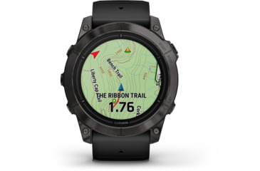 Image of Garmin Epix Pro Gen 2 - Sapphire Edition Watches, 51mm, Carbon Gray DLC Titanium w/ Black Band, 010-02804-00