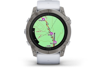 Image of Garmin Epix Pro Gen 2 - Sapphire Edition Watches, 51mm, Titanium w/ Whitestone Band, 010-02804-10