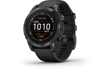 Image of Garmin Epix Pro Gen 2 - Standard Edition Watches, 47mm, Slate Gray w/ Black Band, 010-02803-00