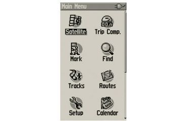 Image of Garmin Vista H Menu Mode